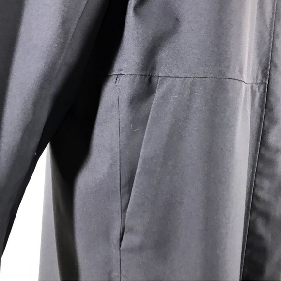 UNIQLO Blocktech Raincoat Navy blue water resistant rain jacket - Picture 7 of 9